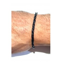 Bracciale Uomo Luca Barra BA1964 In Acciaio IP Nero