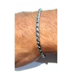 Bracciale Uomo Luca Barra BA1969 In Acciaio Semirigido