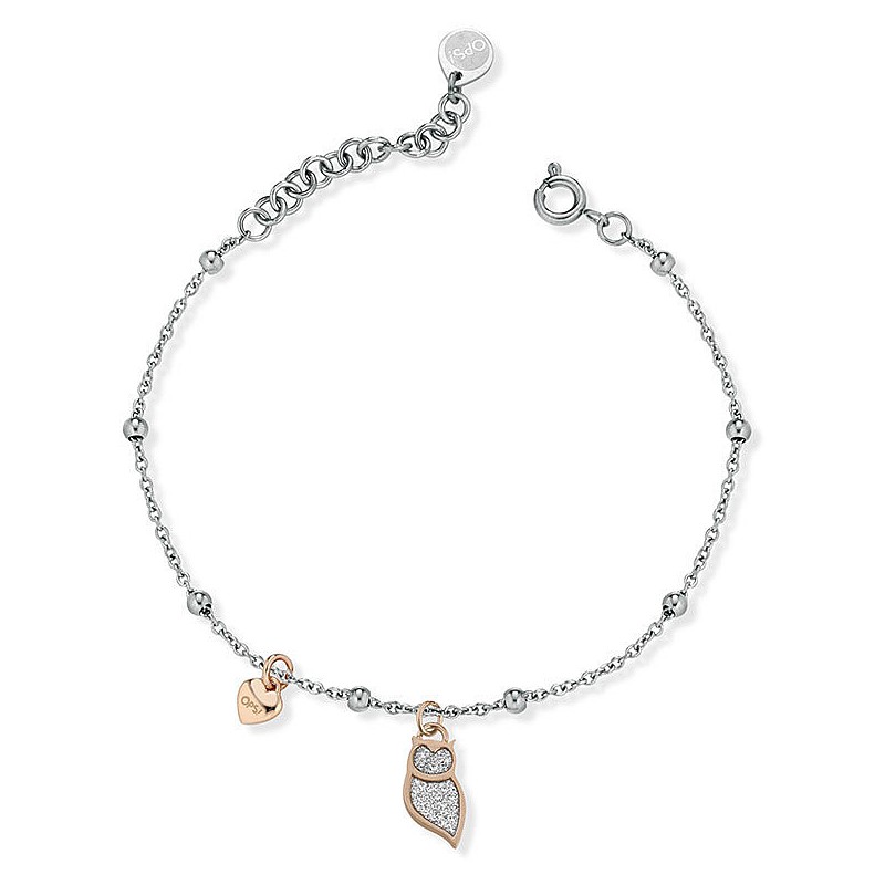 Bracciale donna con civetta Opsobjects Glitter OPSBR-378
