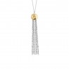 Collana Donna Luca Barra CK2288 In Acciaia Con Elemento Dorato E Zirconi