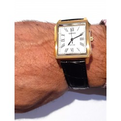 Orologio Uomo Casio MTP-B190GL-7BVEF Con Cassa Rettangolare Dorata
