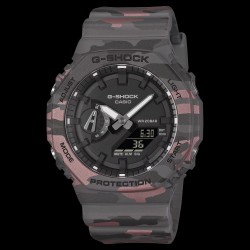 Orologio Uomo Casio G-SHOCK GA-2100CM-8AER Camouflage Analogico E Digitale