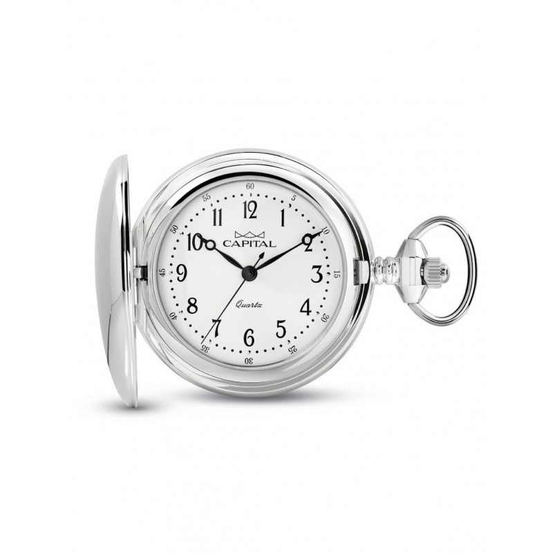 Orologio Uomo Tasca Capital TX191-02*OZ In Metallo Con Fondo Liscio