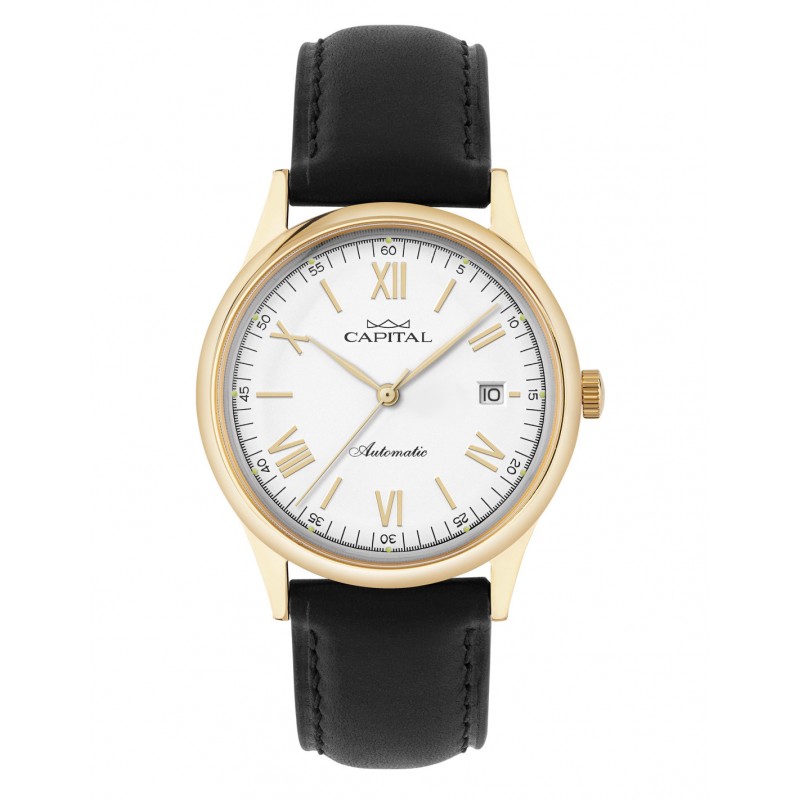 Orologio Uomo Capital AT494*REZ Automatico Classico Con Cinturino Nero