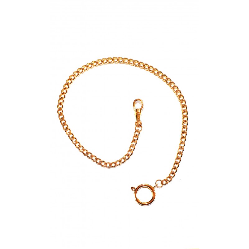 Catena Per Orologio Tasca CA2 In Metallo Dorato