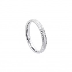 Anello Fedina Lotus Silver Love Ring LP3861-3/110 In Argento Lavorazione Rigata