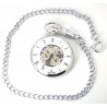 Orologio Uomo Tasca Margi 15442 Meccanico Scheletrico