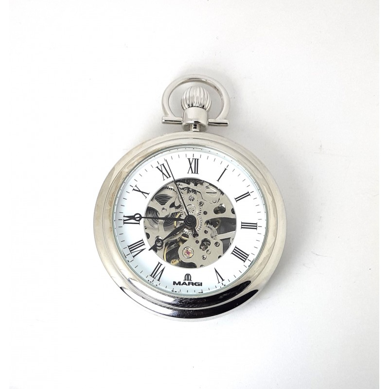 Orologio Uomo Tasca Margi 15444 Meccanico Con Cavalletto Apribile