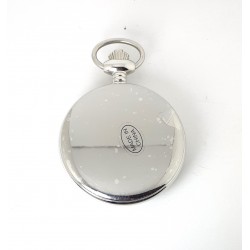 Orologio Uomo Tasca Margi 15423 Con Quadrante Bianco E Coperchio Lavorato