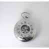 Orologio Uomo Tasca Margi 15464 Meccanico Con Meccanismo A Vista