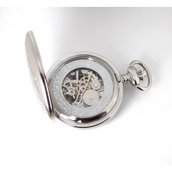 Orologio Uomo Tasca Margi 15464 Meccanico Con Meccanismo A Vista