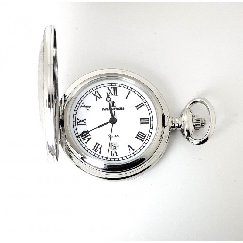 Orologio Uomo Tasca Margi 15422 Con Copri Quadrante Lavorato