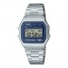 Orologio Uomo Casio Vintage A158WEA-2EF Digitale Con Quadrante Blu