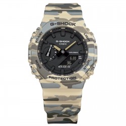 Orologio Casio Uomo G-Shock GA-2100CM-5AER Con Cassa E Cinturino Camouflage