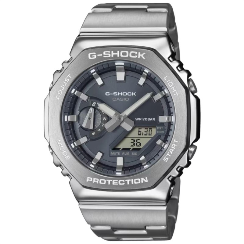Orologio Uomo Casio G-SHOCK GM-2110D-8AER Con Cinturino In Acciaio