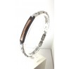 Bracciale Uomo Ananda Steel AXBR22 TR In Acciaio Con Piastra Bicolore