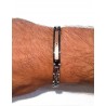 Bracciale Uomo Ananda Steel AXBR22 TR In Acciaio Con Piastra Bicolore