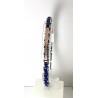 Bracciale Uomo Ananda Steel And Co AXBR1540 In Acciaio Con Inserti In Ceramica Blu