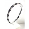 Bracciale Uomo Ananda Steel And Co AXBR37 N In Acciaio Bicolore Nero-Argento