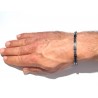 Bracciale Uomo Ananda Steel And Co AXBR37 N In Acciaio Bicolore Nero-Argento
