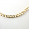 Bracciale Tennis Donna Gioja Argento CBR12 D In Argento Dorato Con Zirconi Ovali