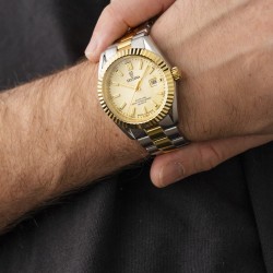 Orologio Uomo Festina F20085/A Solo Tempo Cassa E Cinturino Acciaio Bicolore