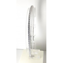 Bracciale Tennis Unisex Gioja Argento CBR121 In Argento Con Zirconi 2 mm