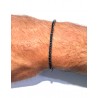 Bracciale Tennis Uomo Gioja Argento CBR54 1 In Argento IP Nero E Zirconi Neri 2,5 mm