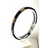 Bracciale Uomo Semirigido Ananda Steel And Co AXBR10 In Caucciù E Acciaio