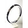 Bracciale Uomo Ananda Steel And Co AXBR02 CRV In Caucciù E Acciaio Con Rosa Dei Venti