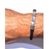 Bracciale Uomo Ananda Steel And Co AXBR22 P Caucciù Con Piastra Acciaio