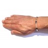 Bracciale Uomo Arkano BAC111RN In Acciaio IP Rosé E Nero