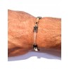 Bracciale Uomo Arkano BAC111RN In Acciaio IP Rosé E Nero