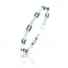 Bracciale Uomo Arkano BAC109BN In Acciaio Con Particolari Neri