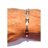 Bracciale Uomo Arkano BAC109BN In Acciaio Con Particolari Neri