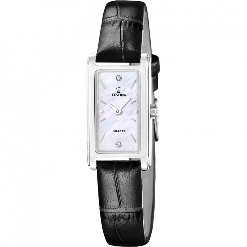 Orologio Donna Festina F20769/1 Con Cassa Rettangolare E Cinturino Nero