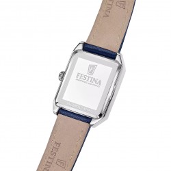 Orologio Uomo Festina On The Square F20779/6 Con Cassa Rettangolare E Cinturino Blu