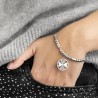 Bracciale Donna Lotus Style LS2467/2/1 In Acciaio Con Quadrifoglio E Strass