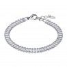 Bracciale Donna Tennis Lotus Style LS2570/2/1 In Acciaio Con Zirconi Baguette