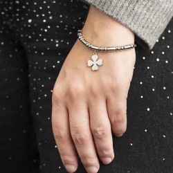 Bracciale Donna Lotus Style LS2463/2/1 In Acciaio Con Quadrifoglio