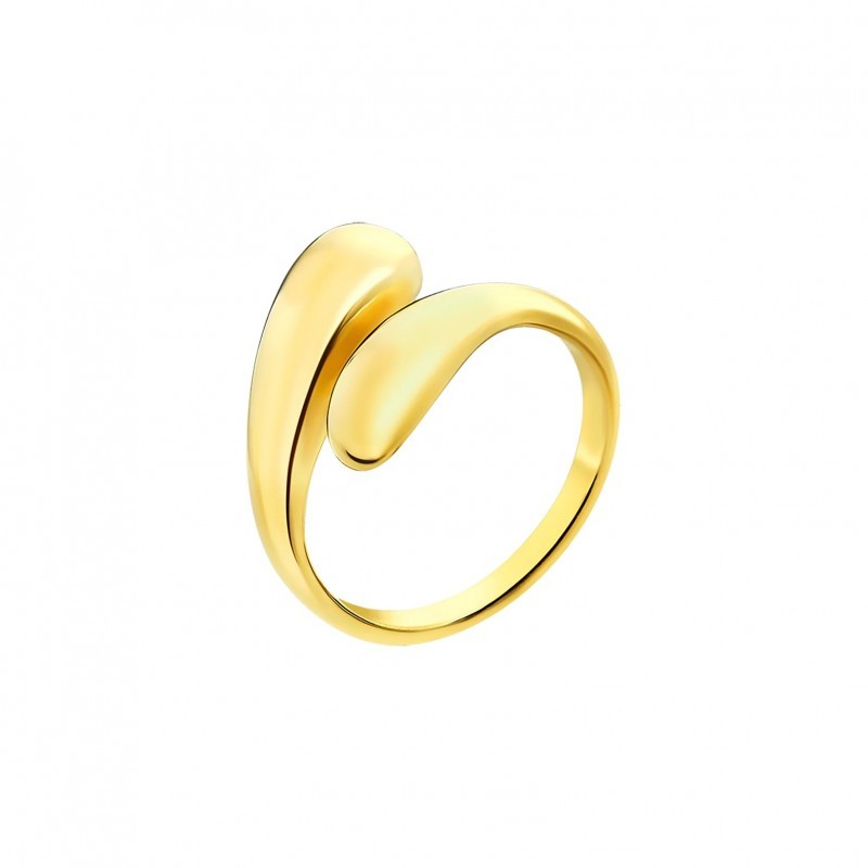 Anello Donna Lotus Style LS2441/3/218 In Acciaio Dorato Contrarié A Goccia