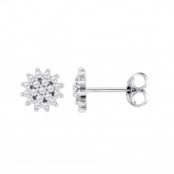 Orecchini Donna Lotus Silver LP3081-4/1 In Argento Con Zirconi