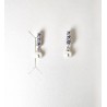 Orecchini Donna Lotus Silver LP3962-4/1 In Argento Pendenti Con Perla E Zirconi
