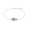 Bracciale Donna Lotus Silver LP1989-2/1 Con Mano Di Fatima Con Zirconi Multicolore