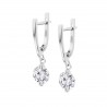 Orecchini Donna Lotus Silver LP3807-4/1 Pendenti In Argento Con Zircone