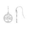 Orecchini Donna Lotus Silver LP1746-4/1 Pendenti Con Albero Della E Zirconi