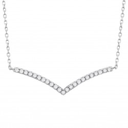 Collana Donna Lotus Silver LP1992-1/1 In Argento Con Zirconi