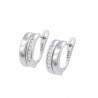 Orecchini Donna Lotus Silver LP3328-4/1 In Argento Con Chiusura A Monachella