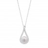 Collana Donna Lotus Silver LP3481-1/1 1 In Argento Con Perla E Zirconi