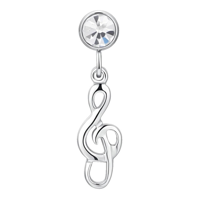 Orecchini Donna Luca Barra OK1499 In Acciaio Con Chiave Di Violino